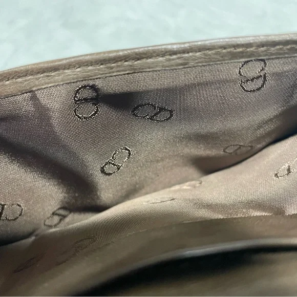 Vintage Dior Brown Leather Wallet with Dior Signature Logo - Picture 6 of 10